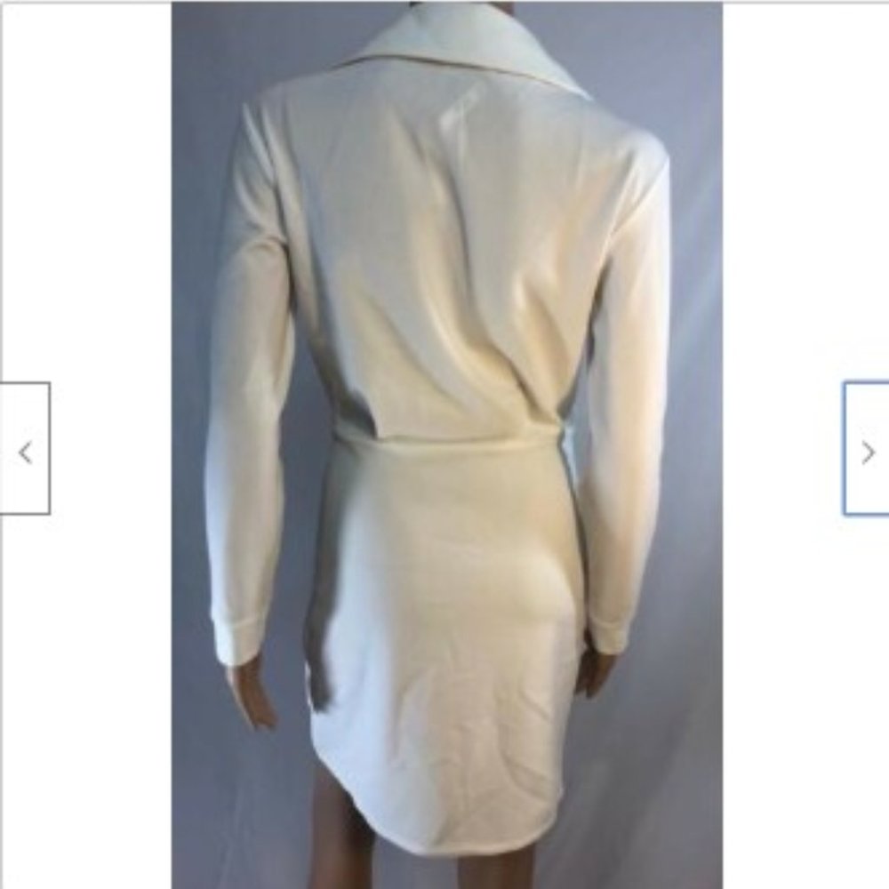 Asos Womens Shirt Dress Long-Sleeve Above Knee 4 - Picture 6 of 16